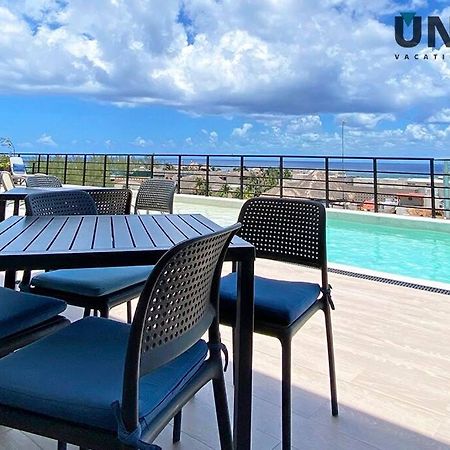 1 Block To The Beach 2Br 6Pax Rooftop Pool King Bed 普拉亚卡门 外观 照片