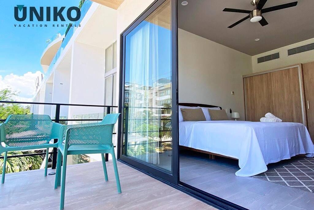 1 Block To The Beach 2Br 6Pax Rooftop Pool King Bed 普拉亚卡门 外观 照片