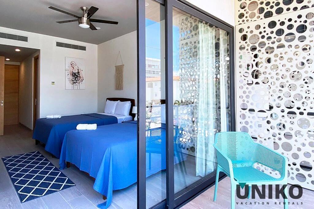 1 Block To The Beach 2Br 6Pax Rooftop Pool King Bed 普拉亚卡门 外观 照片