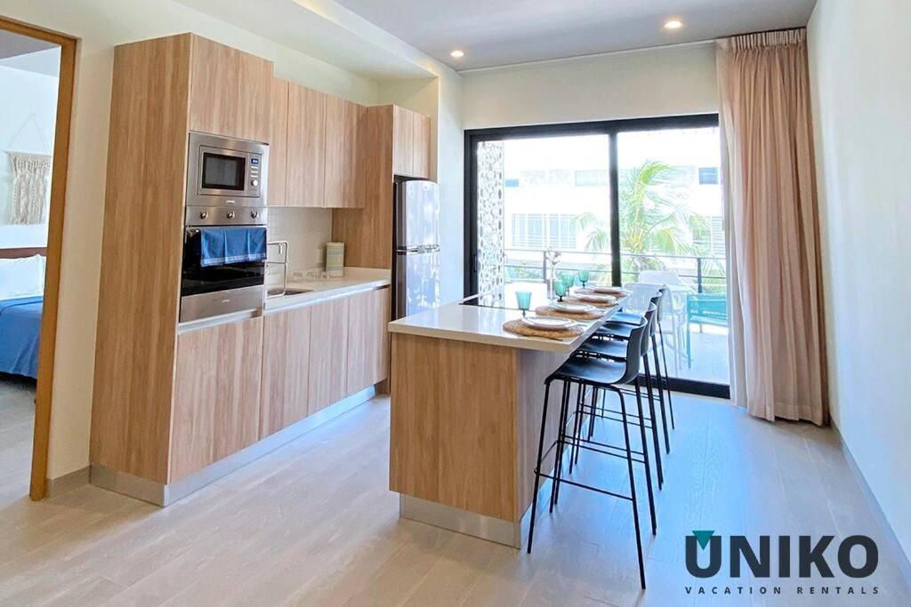 1 Block To The Beach 2Br 6Pax Rooftop Pool King Bed 普拉亚卡门 外观 照片